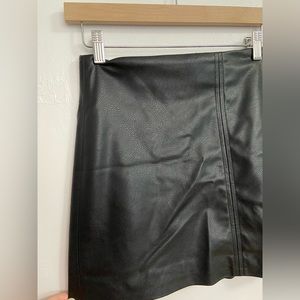 H&M Faux Leather Skirt - Size 12